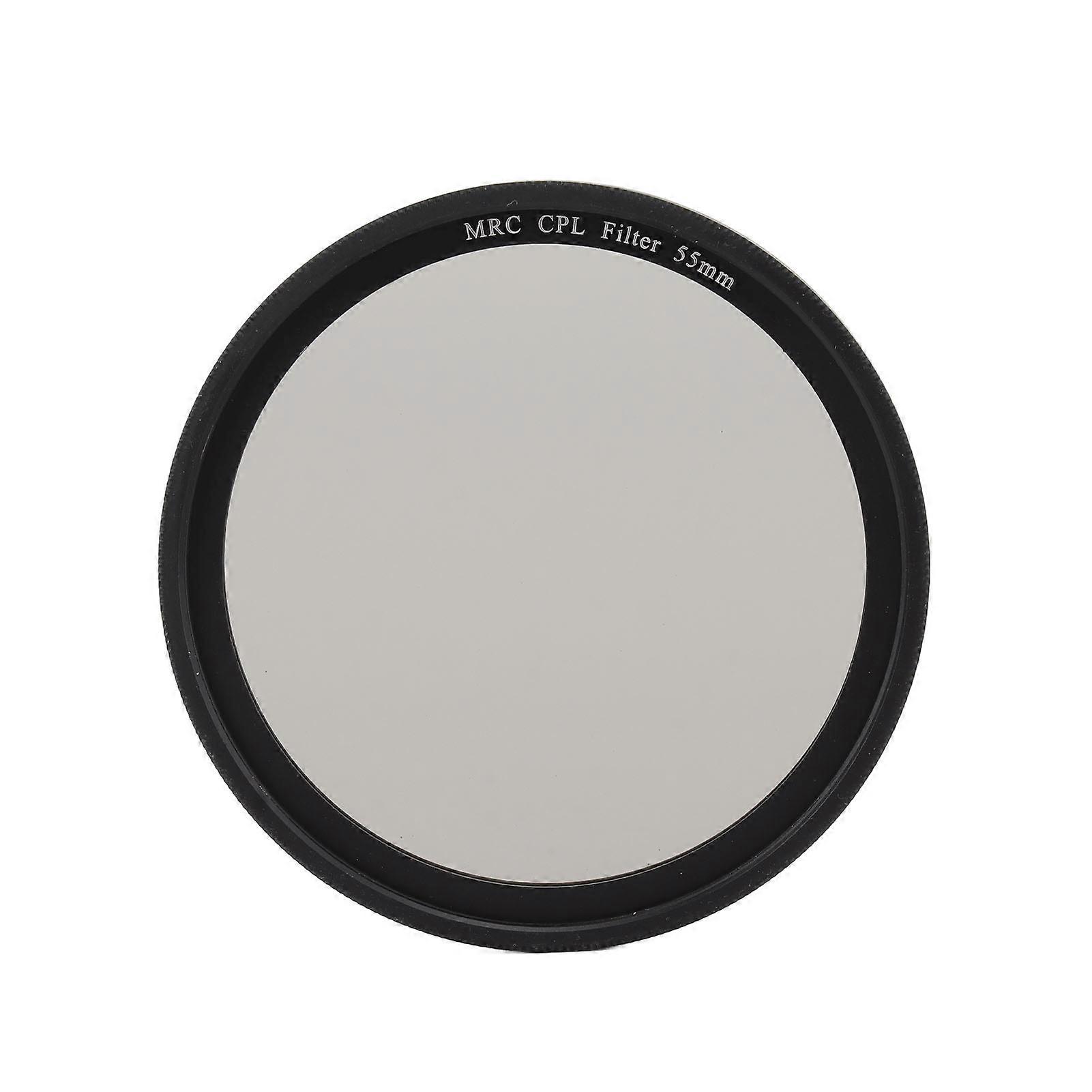 Lightdow MRC CPL Polarisationsfilter Objektiv Zirkularer Polarisationsfilter mit dünnem Rahmen Multi Coated 55mm/2.2in