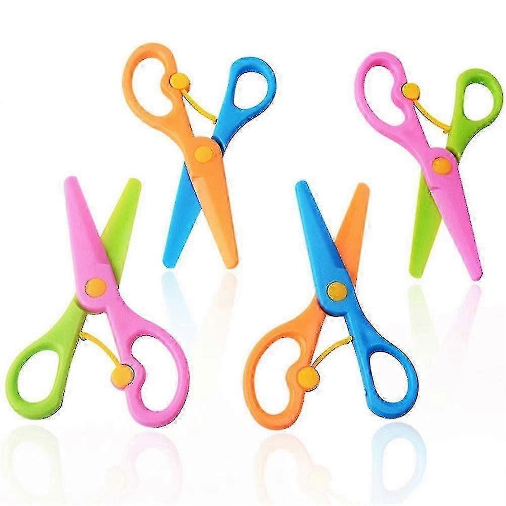 Preschool Training Scissors Children Safety Scissors Pre-school Training Scissors Safety Scissors4pc