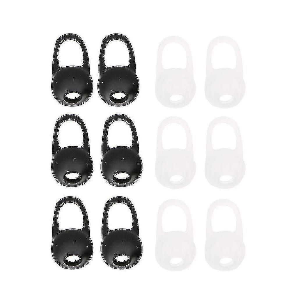 6 Pairs Universal Silicone Earbud Tips Cover Pad Replacement For