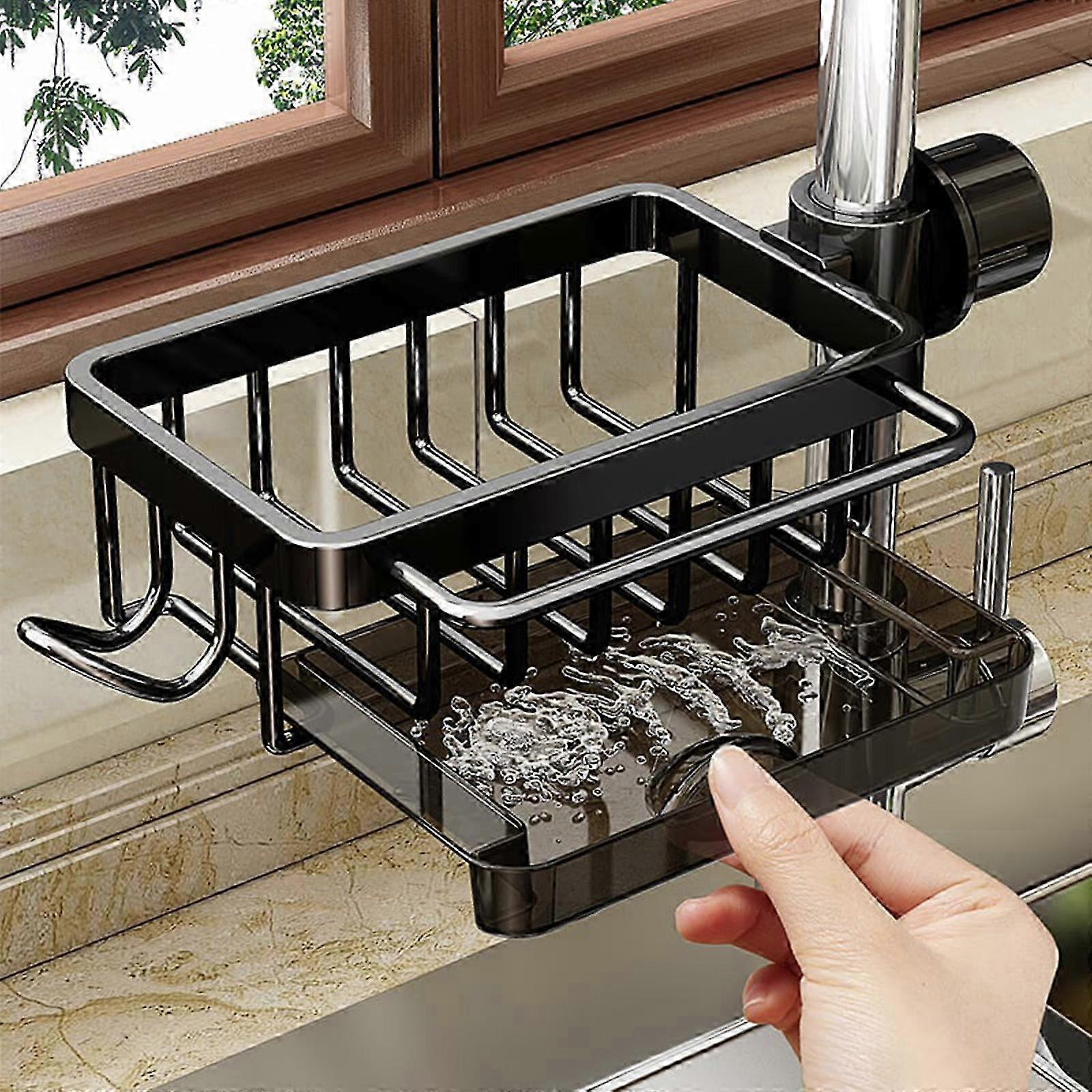 Kitchen Sink Faucet Organizer Dish Sponge Holder