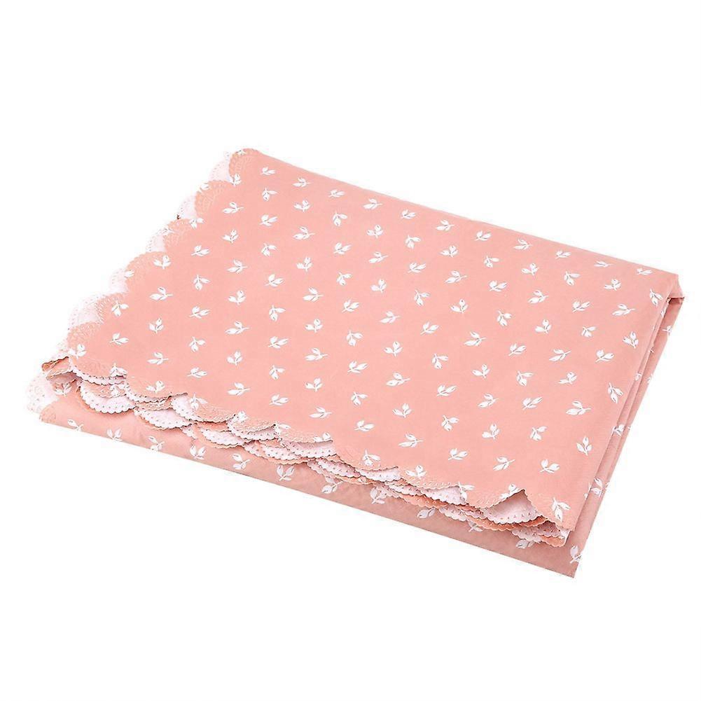 Waterproof Anti - Oil Polyester Table Cloth Dining Kitchen Table Cover Protector Party Red