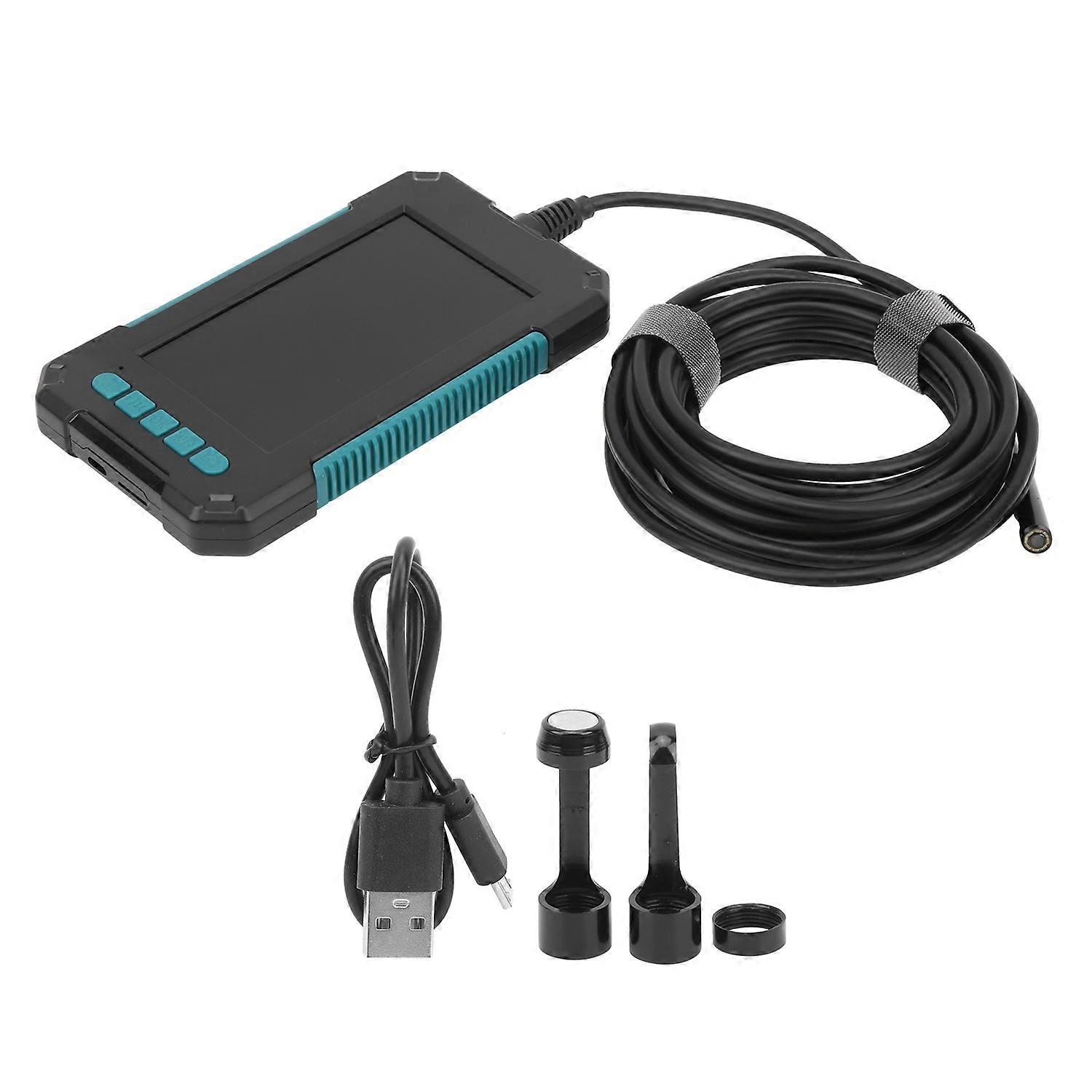 P40 8mm 2MP Dual Lens Endoscope 1080P Waterproof Industrial Borescope Screen Inspection Snake Camera