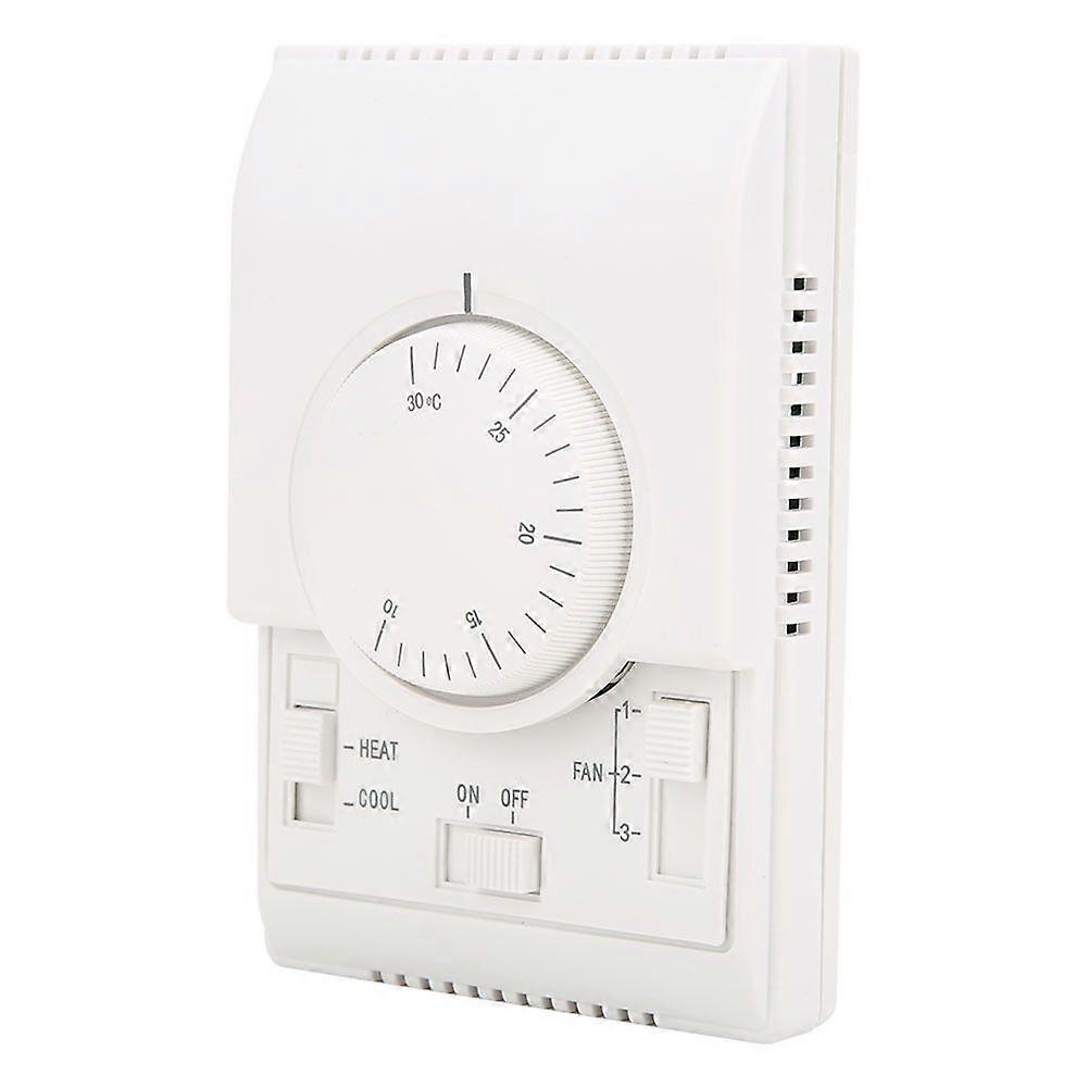 Mechanical Temperature Controller Surface Mounted Air Conditioner Thermostat 10-30℃ AC220V Edition