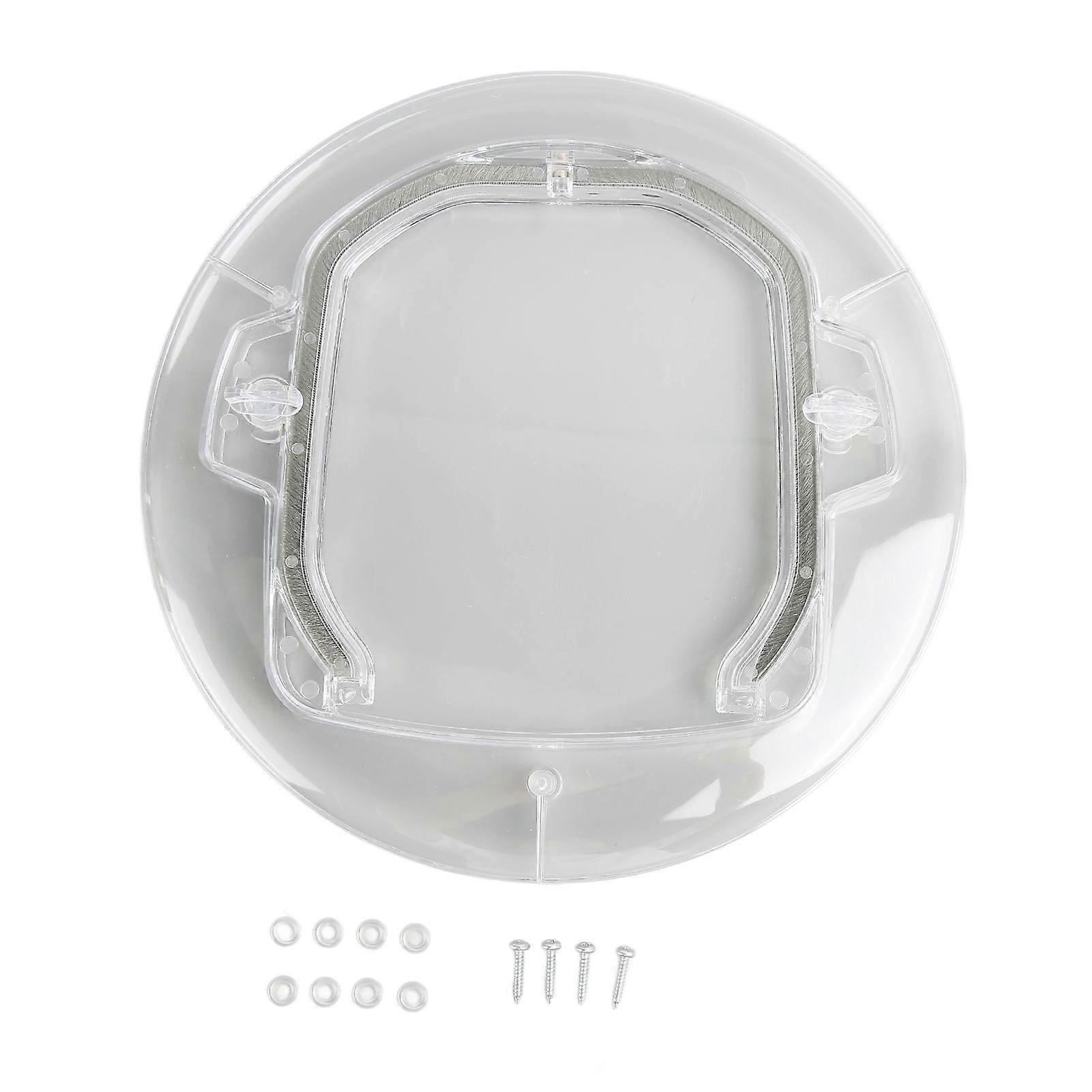 ペットドア透明自動ウィンドウクロージャーバリアフリードアインテリアキャットドアソリッドおよび中空インテリアドア用