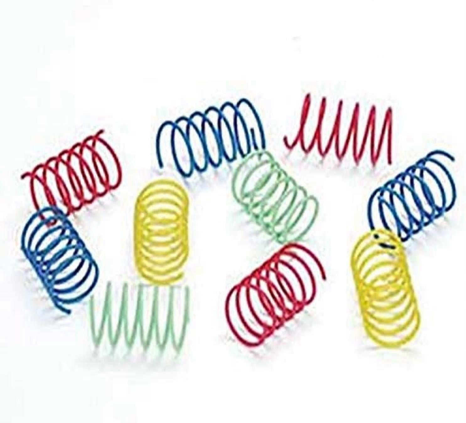 Wide Colorful Spring Toy$ Toy Color Plastic Spring Jumping Toy$ Elastic Toy Color Plastic Spring Toy