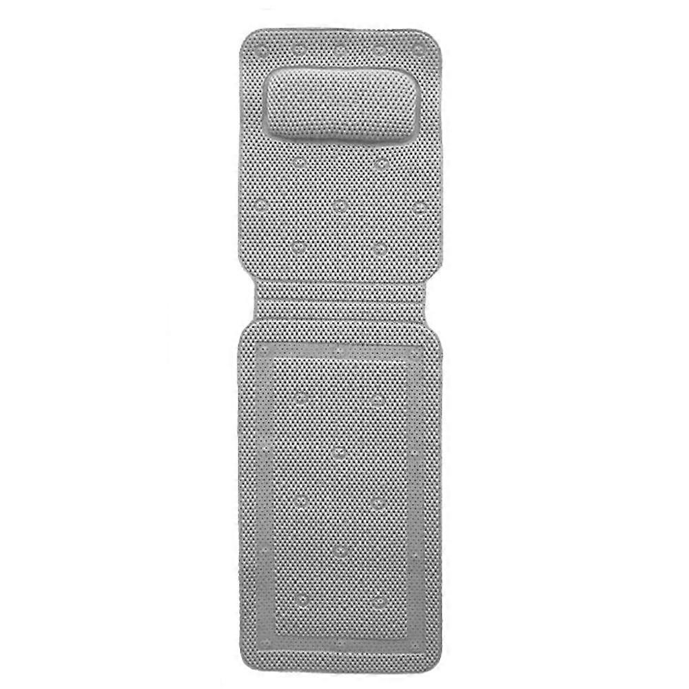 Bath mat with cushion White Soft non-slip Antibacterial Foamed PVC
