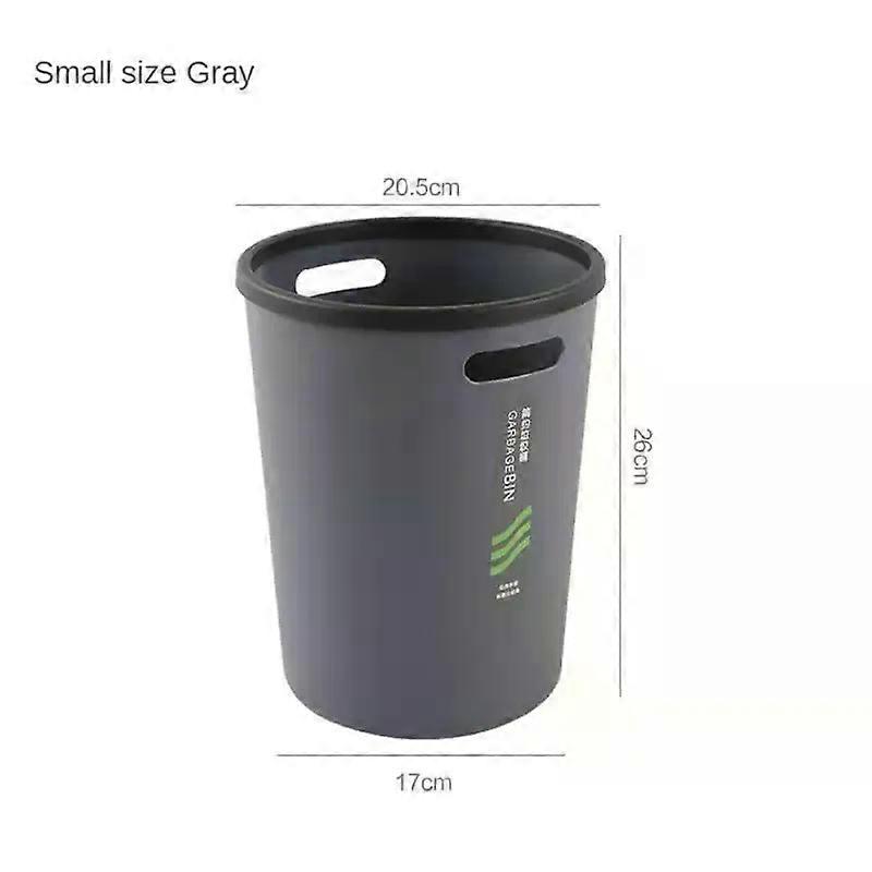 Large Capacity Kitchen Trash Bin with No-Cover and Easy-Handle Design for Home Use