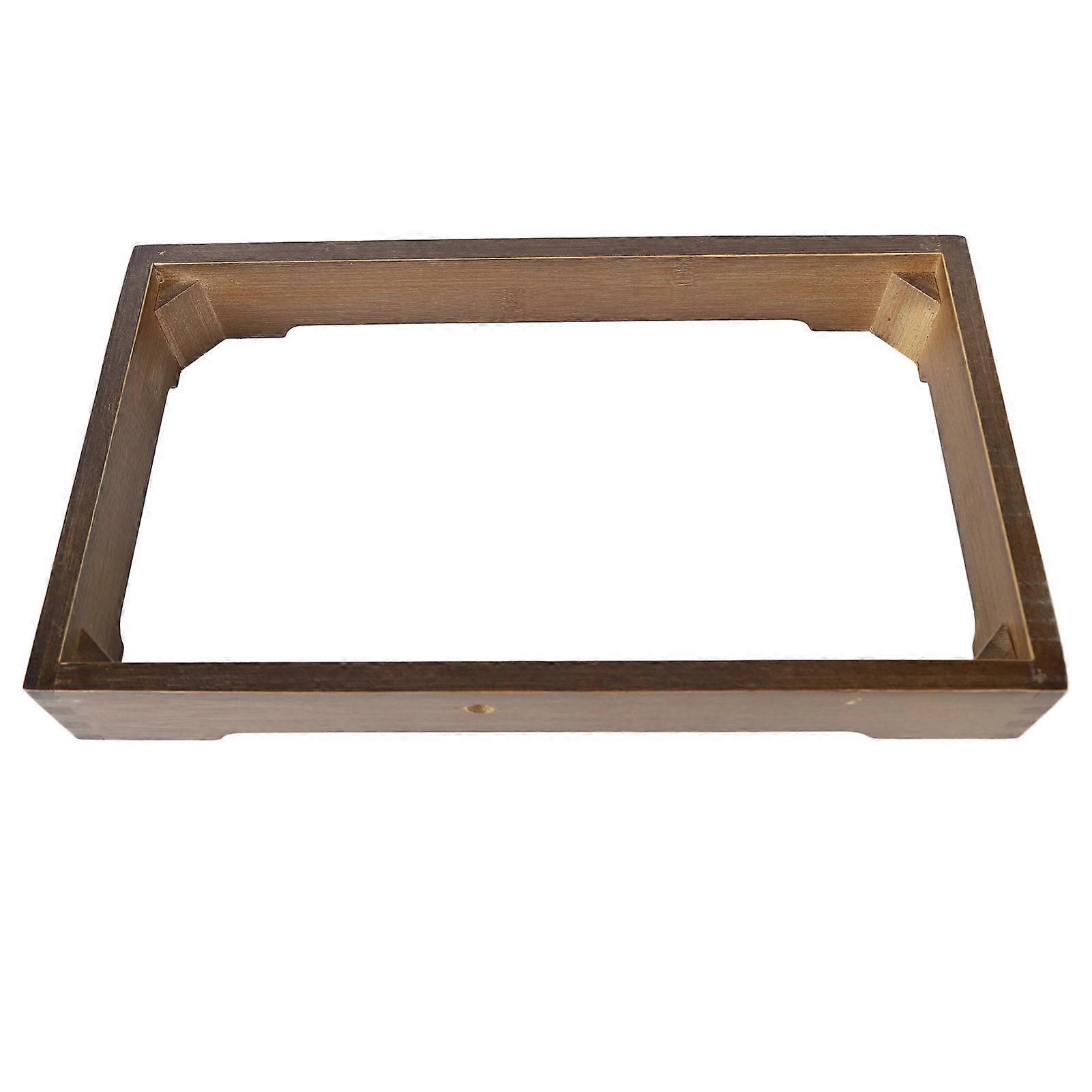 Induction Cooker Wood Frame Base for Tea Cooking Accessories