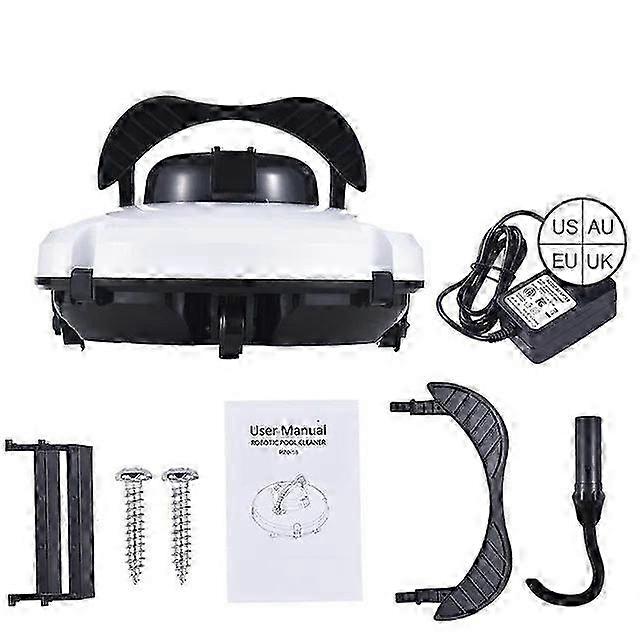 Kosgho Cordless Robotic Pool Cleaner - Ipx8 Waterproof, Dual-motor Strong Suction, Self-parking, 120 Mins Runtime, Automatic Pool Vacuum