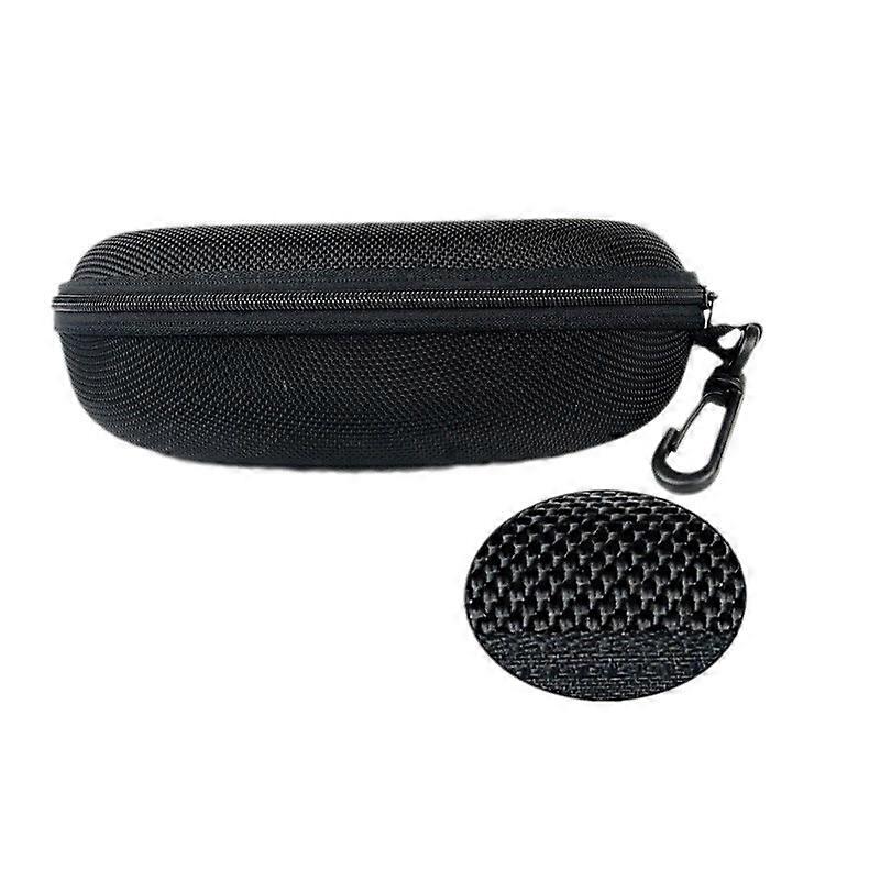 Semi-Hard Shell Sunglasses Case with Clip and Zipper