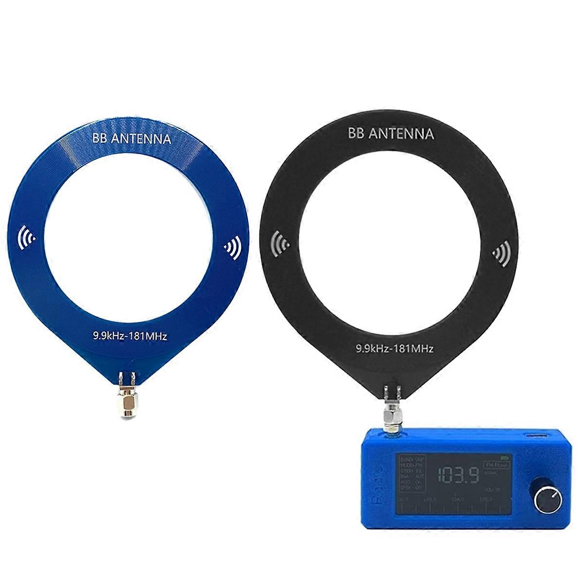 SI4732 Mini Radio Receiver+2XLoop Antenna 9.9KHz-181MHz Portable Shortwave Radio Receiver SW LW AM