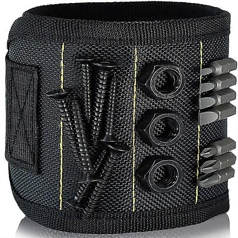 Magnetic wristband is a multifunctional magnetic wristband used for screws, nails, drill bits, and tool holder belts