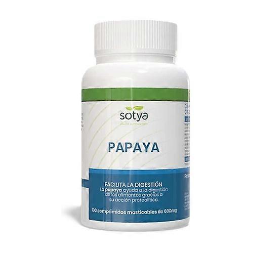 Papaya with pineapple 100 chewable tablets