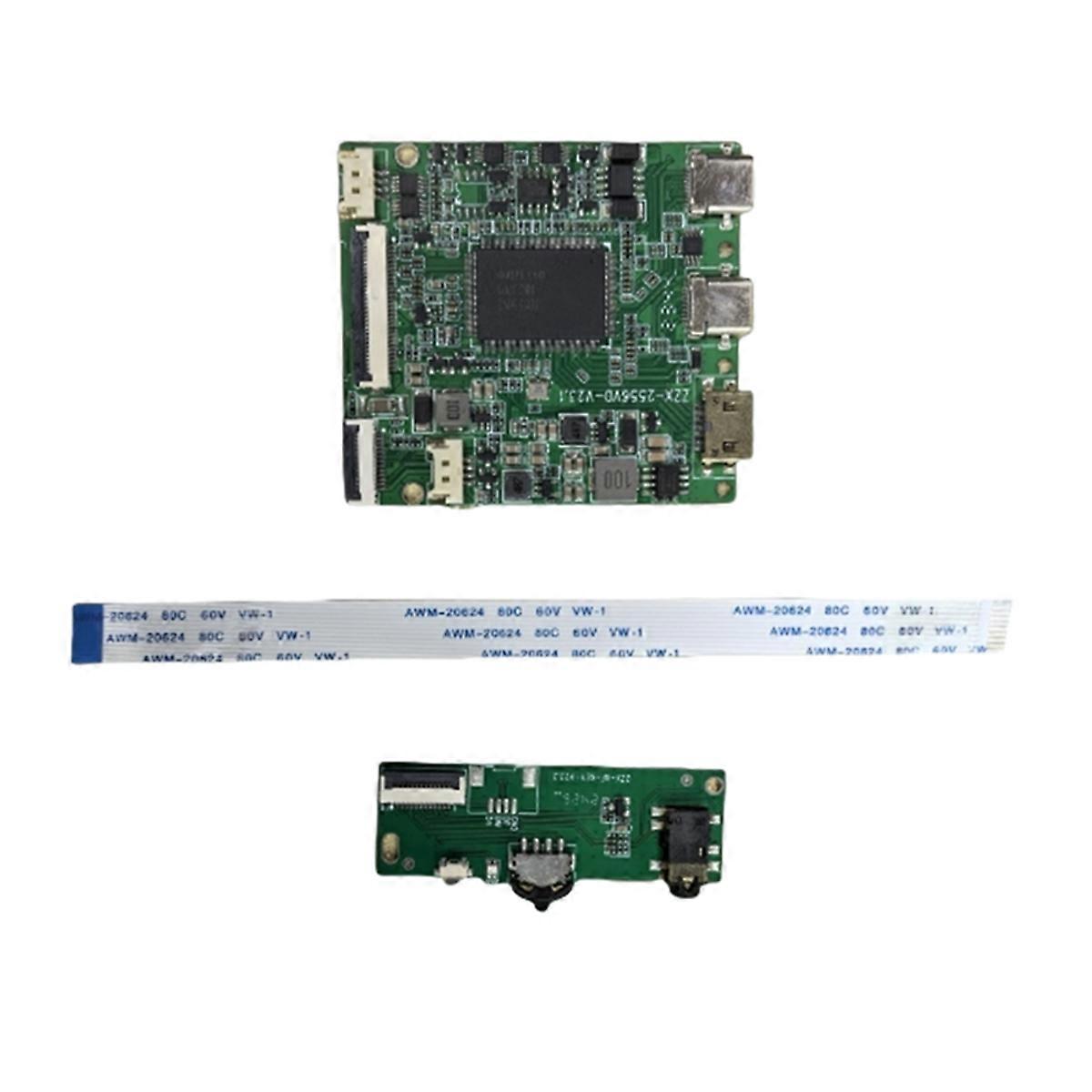 2 Type C -Compatible Controller Board for 11.6 13.3 14 15.6 17.3 Inch 1920x1080 30Pin 40Pin EDP LCD