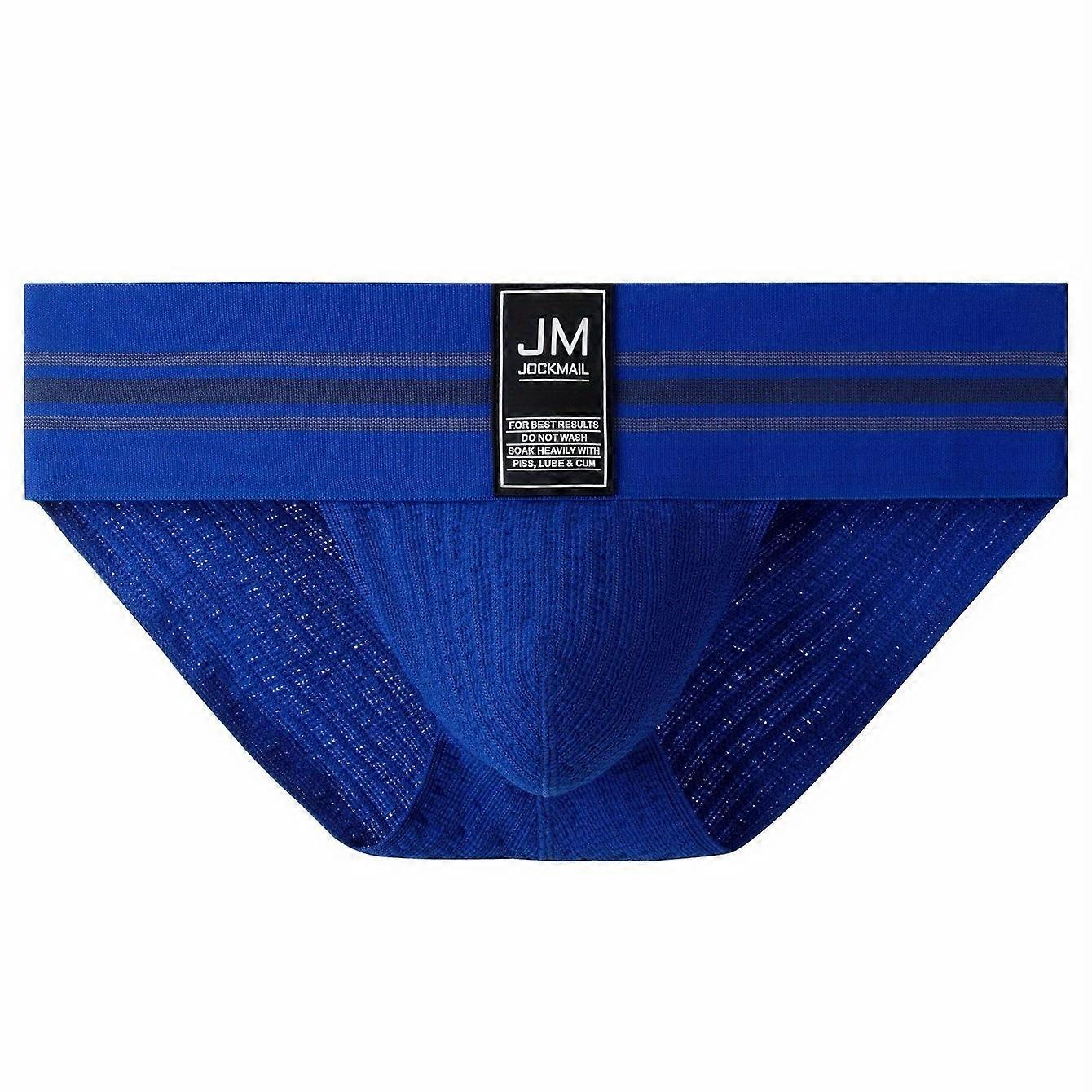 1pc Men's Low Waist Breathable Comfy Briefs - Sports Panties for Comfort and Style