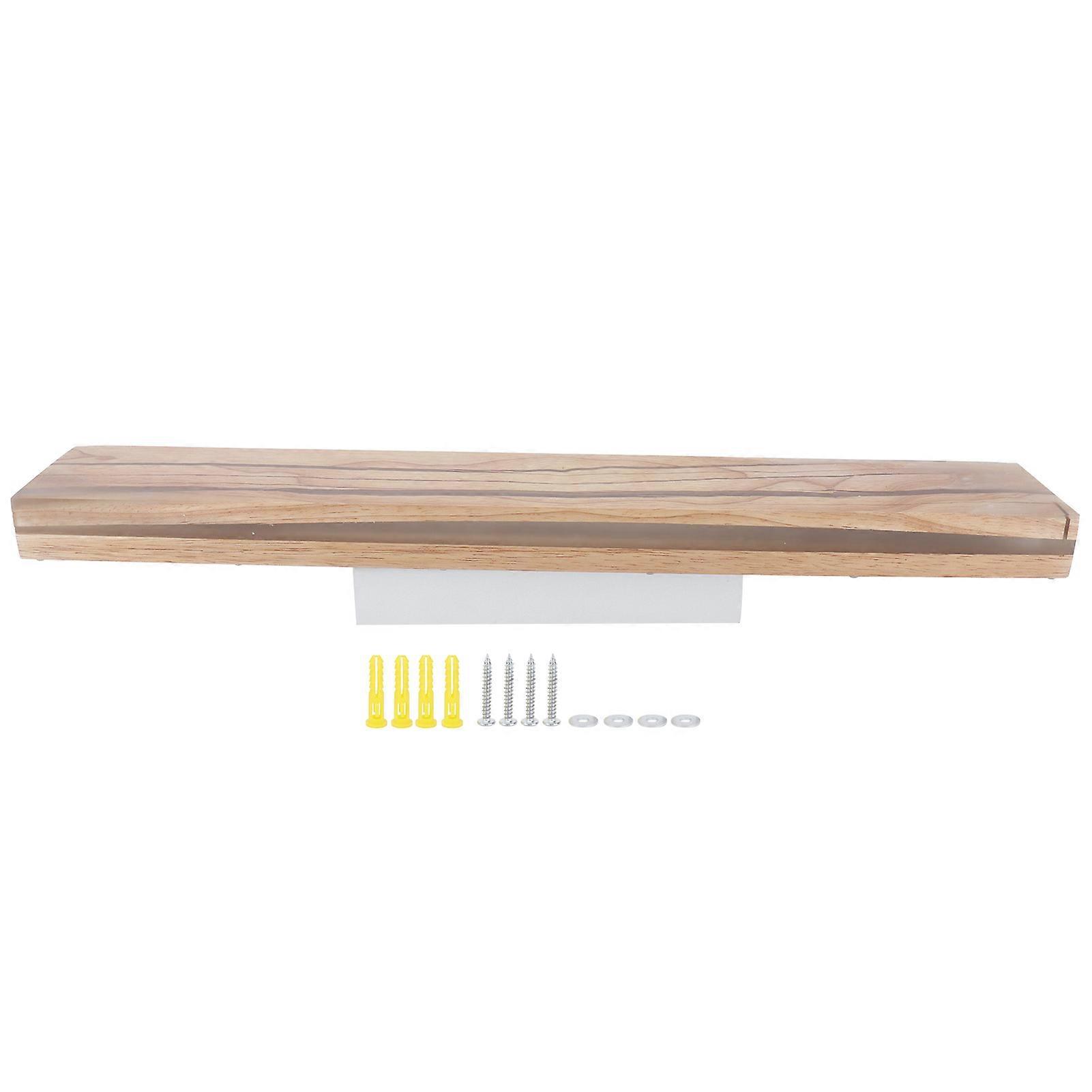 Wooden LED Wall Lamp 7W Rotating Mirror Front Light for Bedroom Bedside 110-265V Adjustable Style