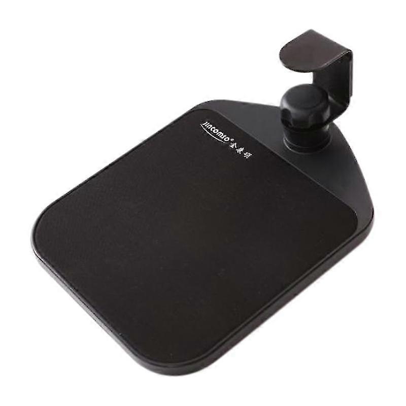 Rotatable Ergonomic Mouse Pad with Wrist Guard, Clamp-On Desk Tray for Right/Left Hand, Space Saver No Drill