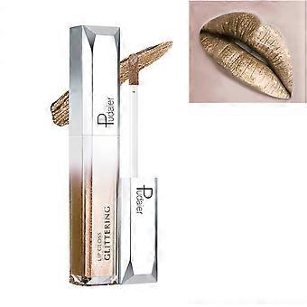 Glitter Flytande Läppstift Diamant Skimmer Metalliskt Läppstift Vattentät Långvarig Glänsande Läppglans Läppmakeup Cosmeti 5