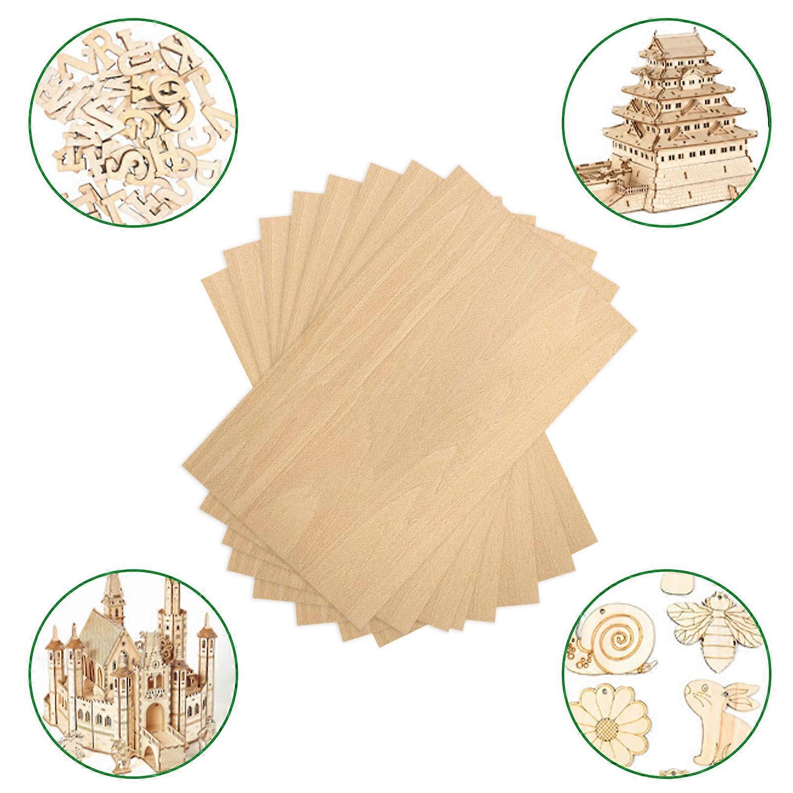 Model Building Materials, Balsa Wood Boards For Easy Precision Cutting, Smooth Burr-Free Surface, Suitable For Electronic Die-Cutting Machines