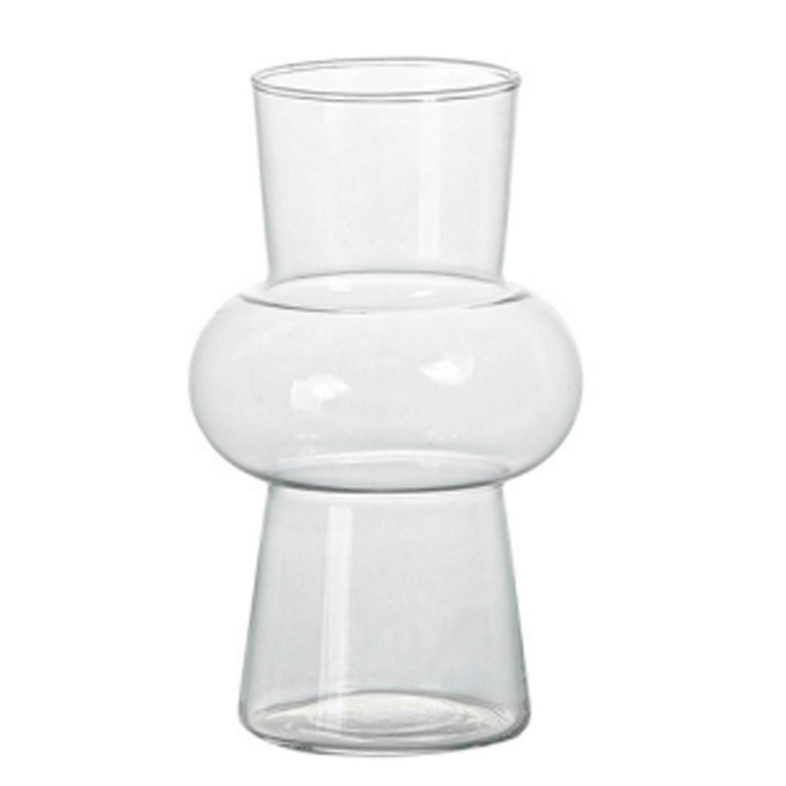 Vaso in vetro trasparente