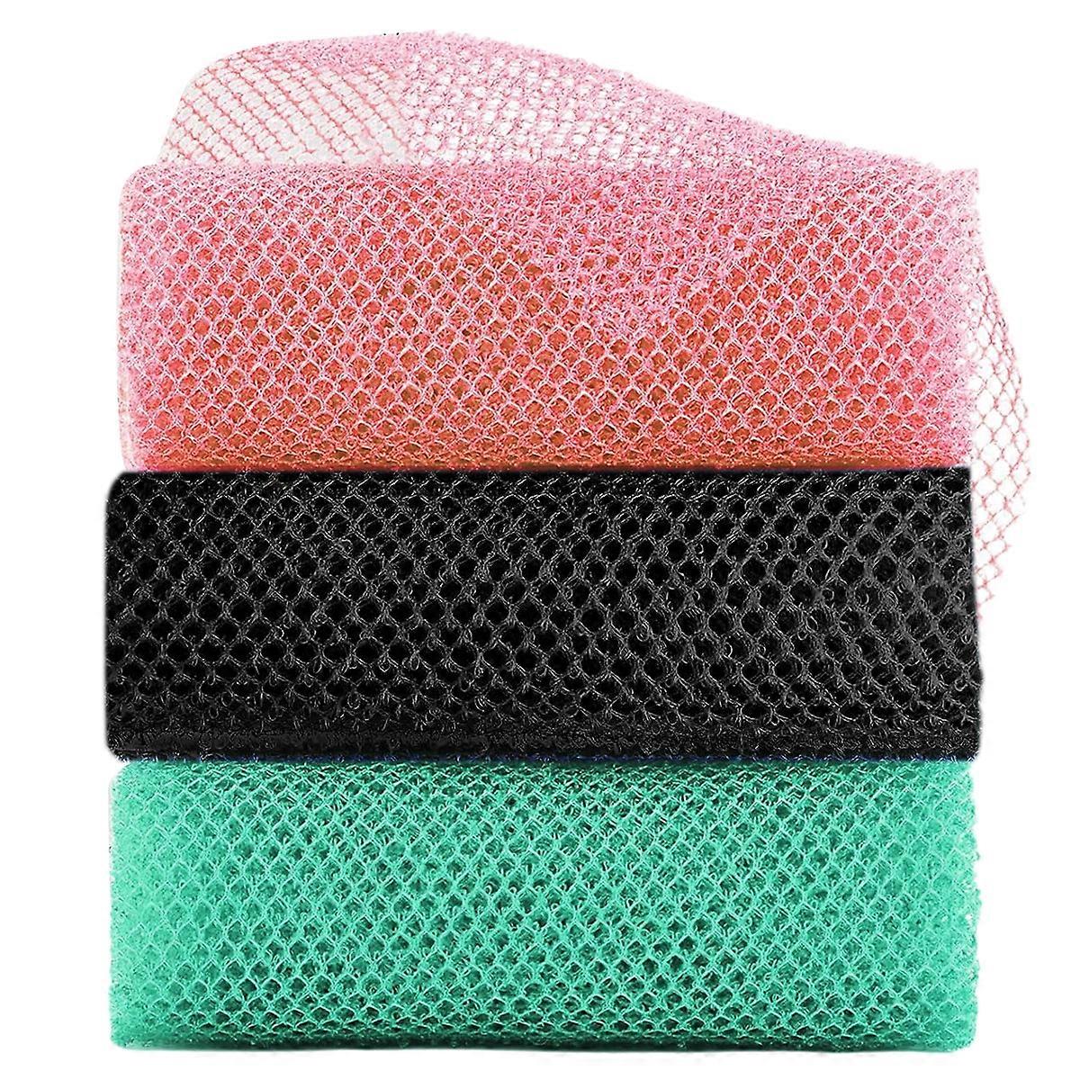 Shower Cotton, African web, exfoliating body scrub