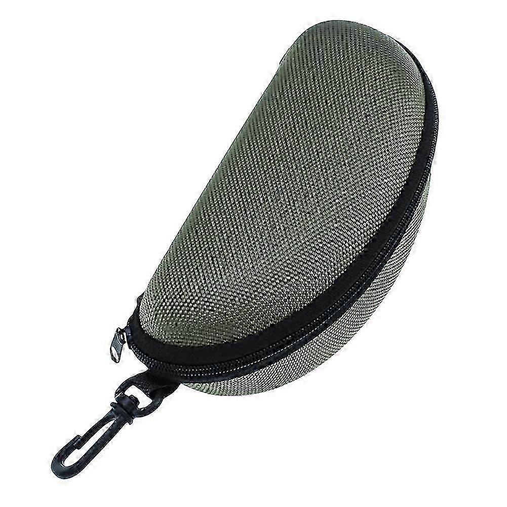 Portable Zipper Lunettes de soleil Clam Hard Casing Protector Box Anti-drop Eyeglasses Storage Box