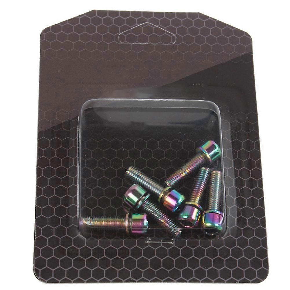 Ultralight Handlebar Screws Titanium Plated M5*18MM Stem Screws