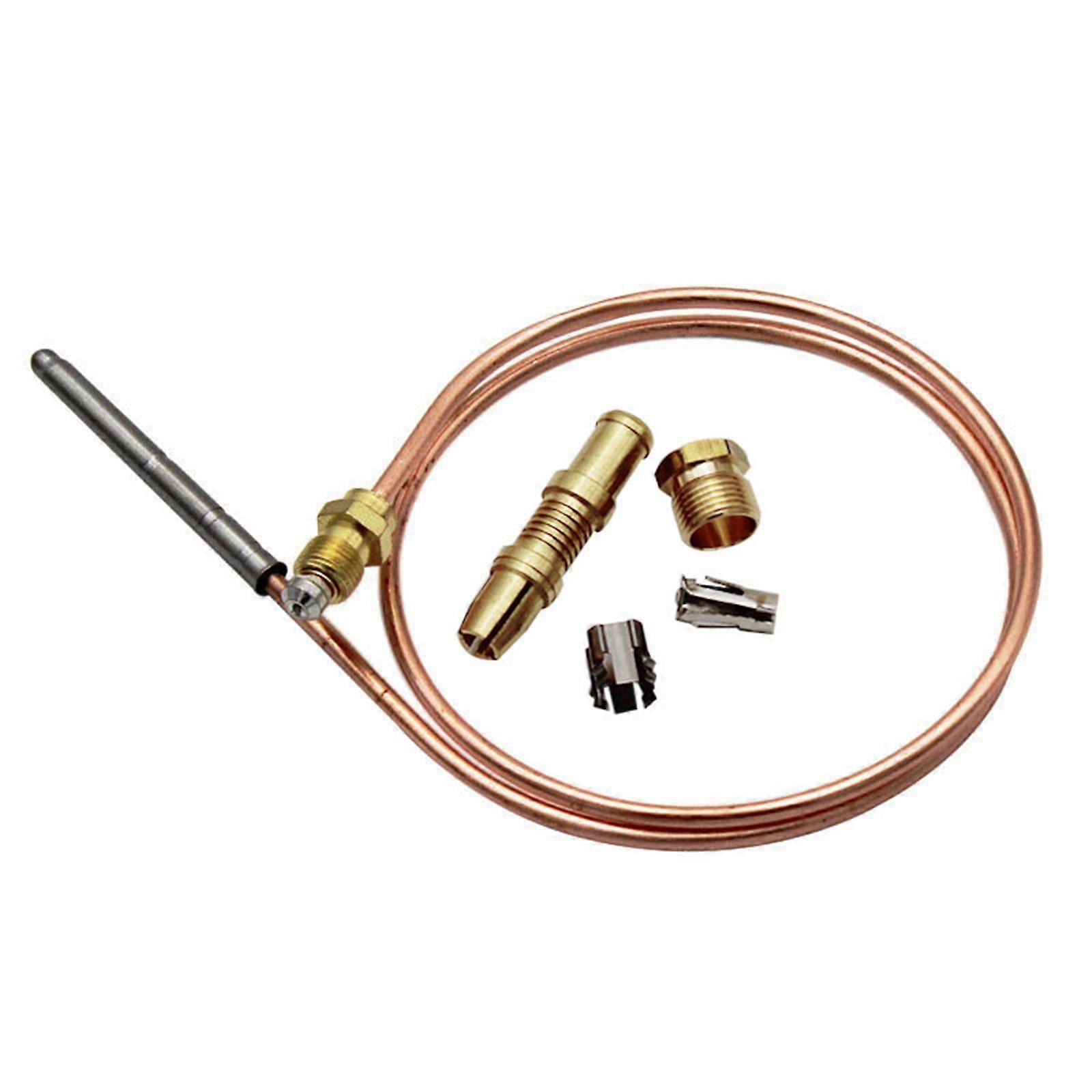 Brass Temperature Sensor Wire Thermocouples Multi Functional Device Heat Resistant Probe Suitable for Baking Bread Cake
