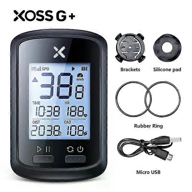XOSS G+ GPS Cykel Computer Trådløs Cykling Speedometer Road Bike MTB Vandtæt Bluetooth ANT + Kadence Speed Cykel Computer