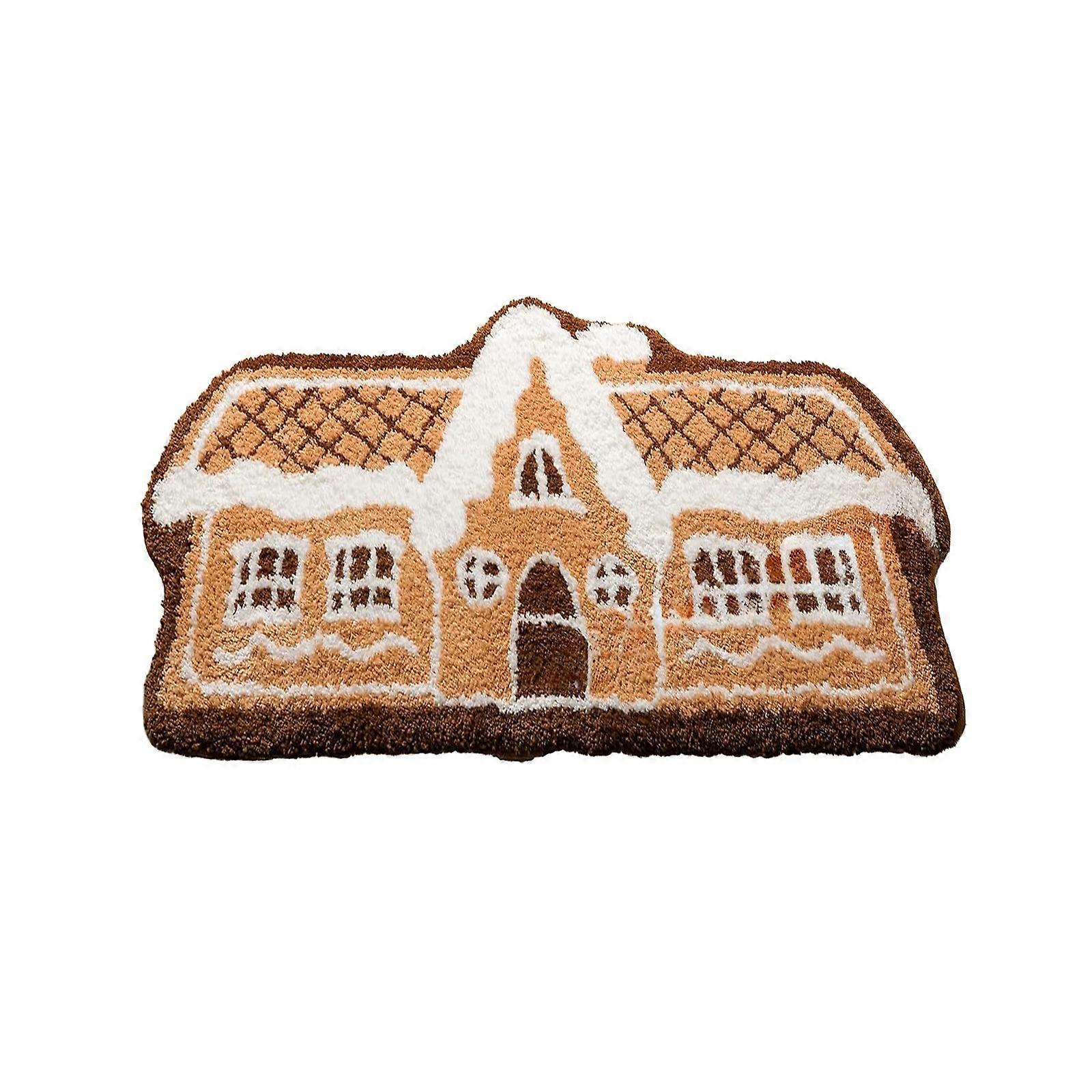 Home Essentials Christmas House Floor Mats Non Slip Foot Matsplush Carpet Texture Soft And Cosy