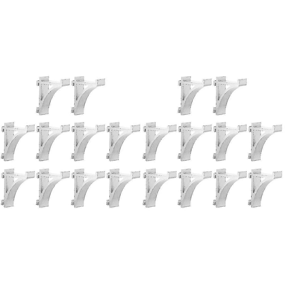 20 Pcs  Freezer Shelf Clips Refrigerator Support Hooks Cooler Shelf Brace