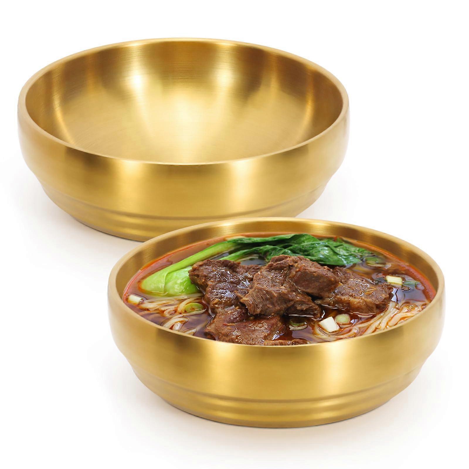 2 Pcs Large Soup Bowl for Restaurant Use 7.3In