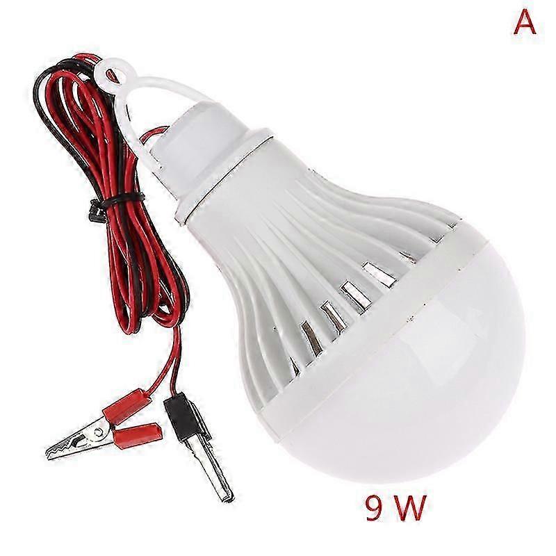 12v LEDランプポータブルLED電球9w 12w屋外キャンプテントナイトハンギングライト