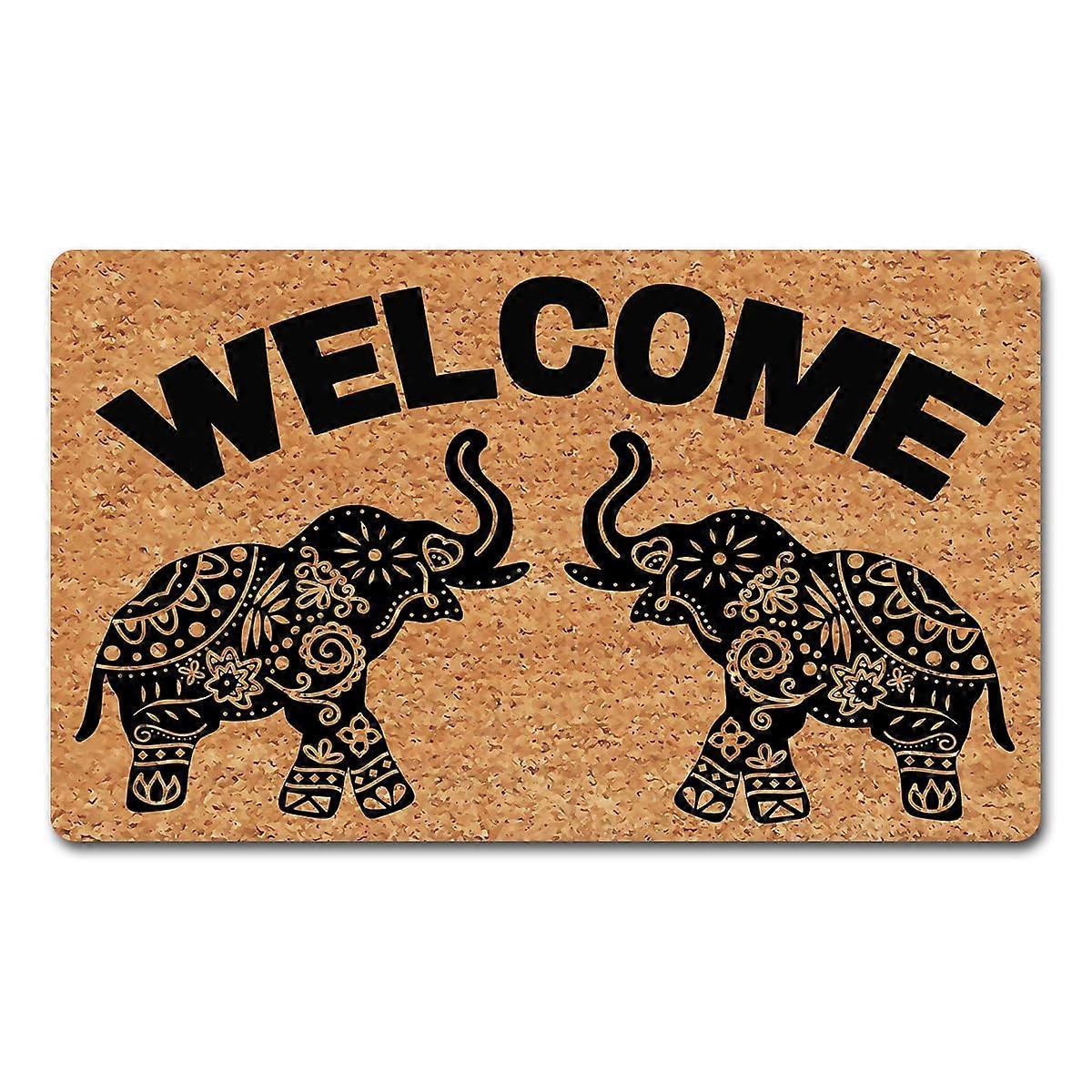 Funny Bohemia Style Doormat for Entry Area Front Door 18'x30'