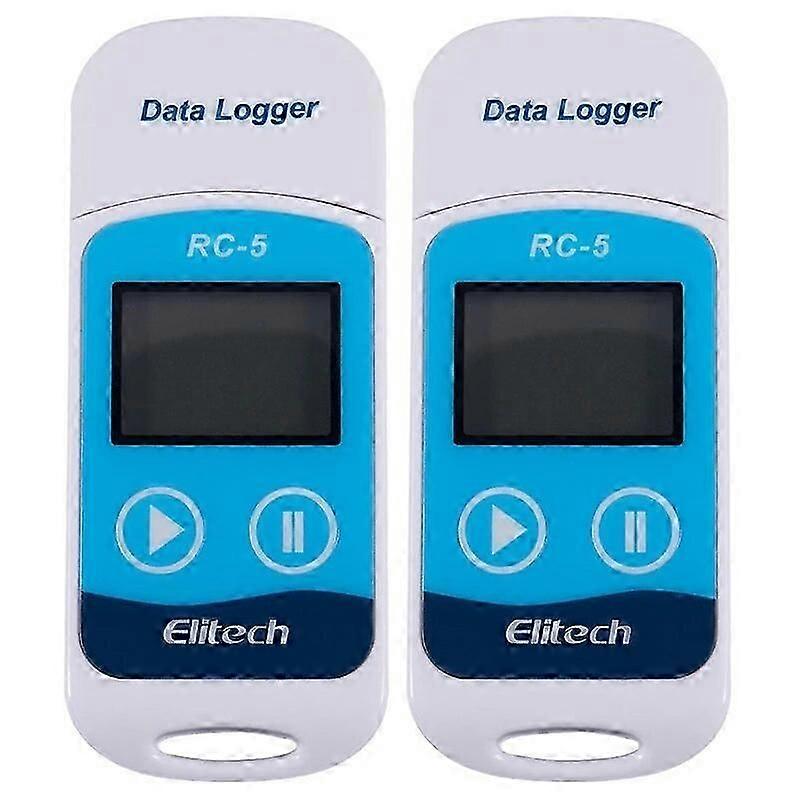 Apply 2X ELITECH 32000 Point USB Temperature Data Logger Recorder Internal Sensor
