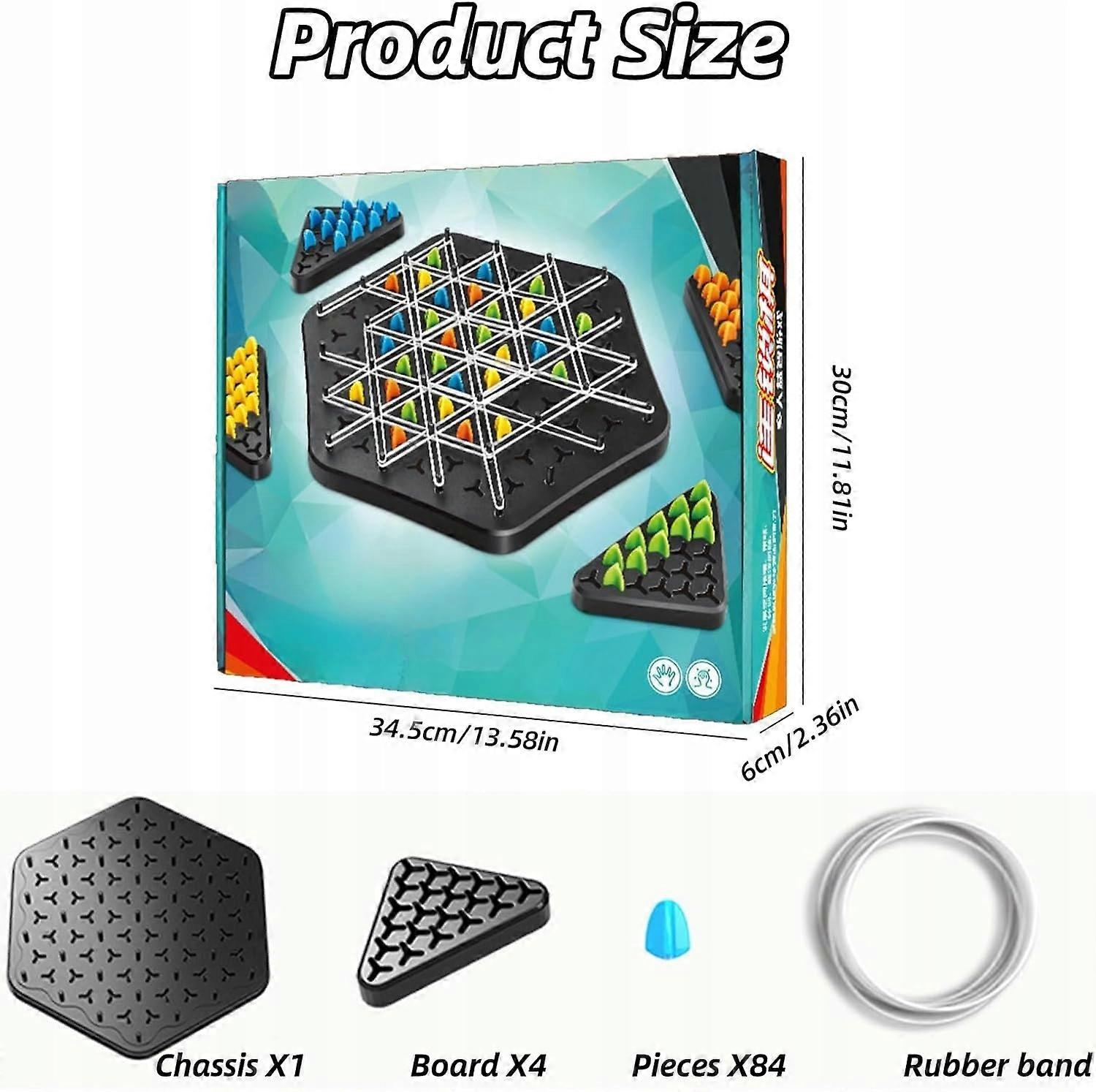 Multiplayer Battle Desktop Board Triangle Chess Interactive Pegboard Games