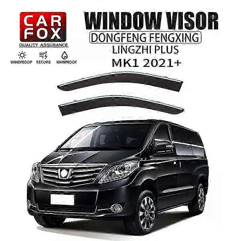 Applies To For Dongfeng Xiaokang Fengxing Lingzhi Plus 2021+ Car Window Visor Vent Wind Deflectors Visors Rain Guard Shades Visor