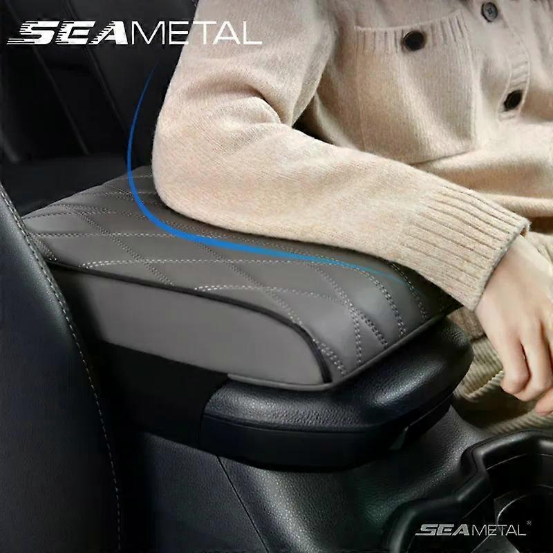 SEAMETAL Car Armrest Box Pad Memory Cotton Increase Soft Cushion Pad Central Arm Rest Pad Elbow Support Thickened Protector Mat