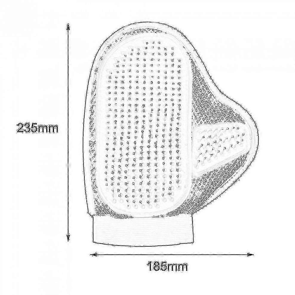 Bathing Massage Gloves, with Soft and Durable Material, Massage - Nodes Design for a Relaxing Bath Experience, Elastic Wristband for a Secure Fit