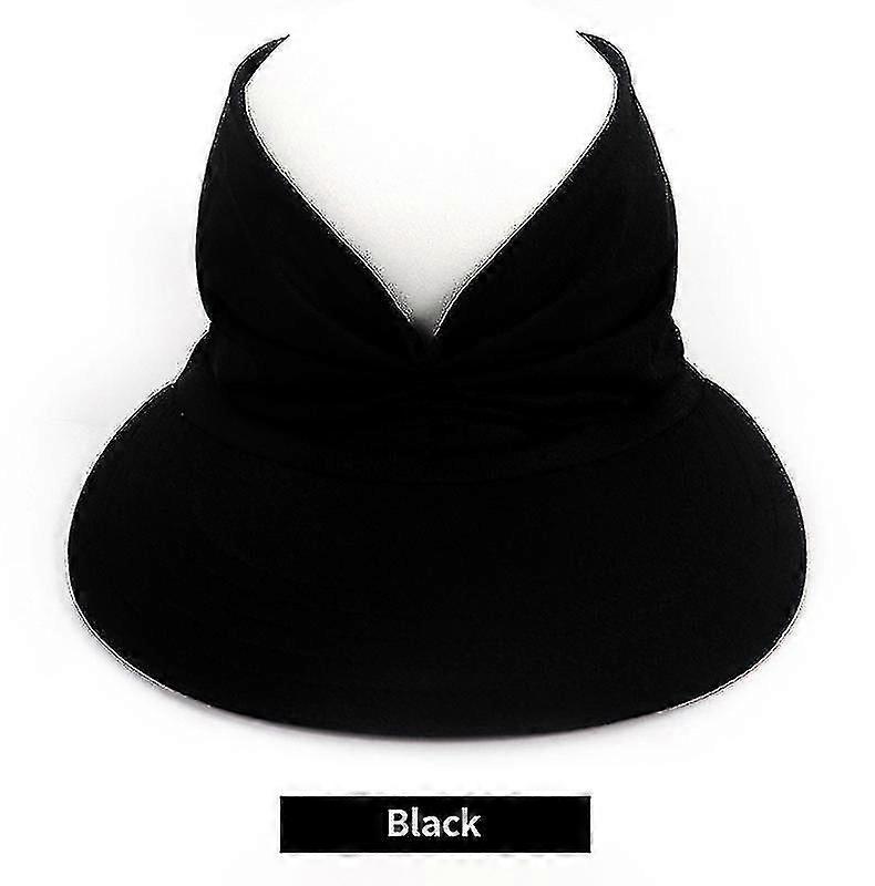 Summer Women's Visor Sun Hat Anti-ultraviolet Elastic Empty Hat Caps Top