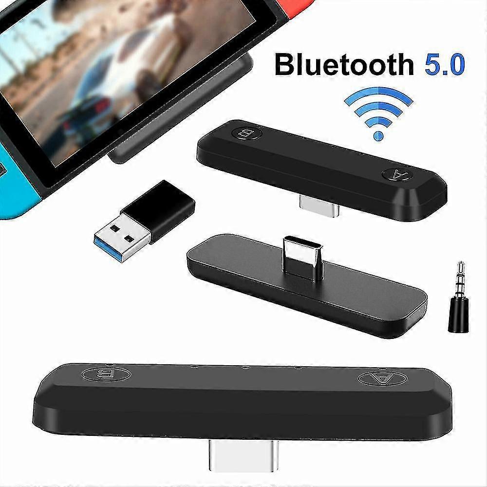 Usb Type-c Bluetooth 5.0 Audio Transmitter Adapter til Switch / switch Lite / ps4 / pc