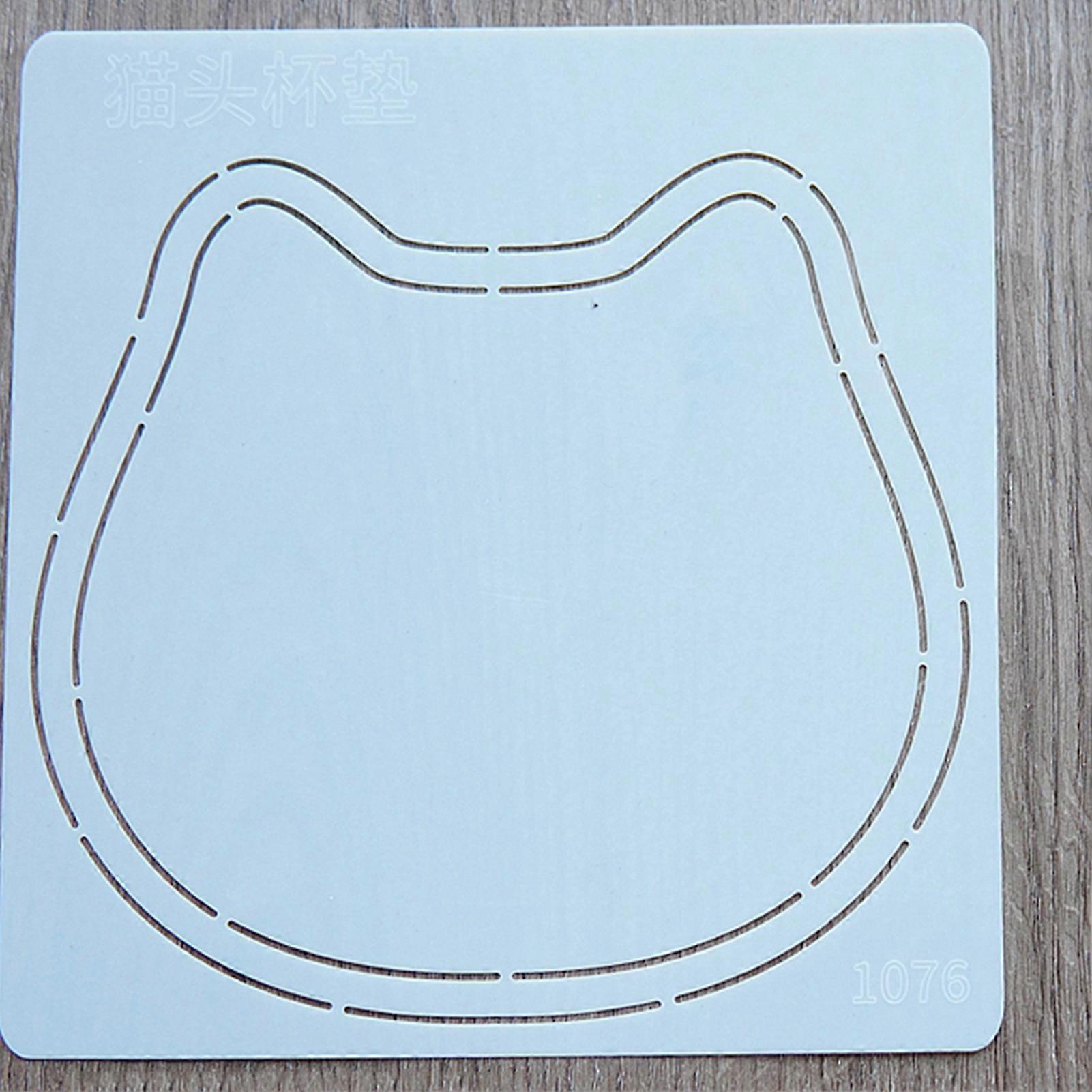 Soft Template for Sewing DIY Cup Mat Patchworks Stencil for Household