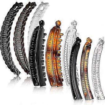 Banana Hair Clips Set, Clincher Combs Grip Fishtail Clips 3style 9pcs hwy