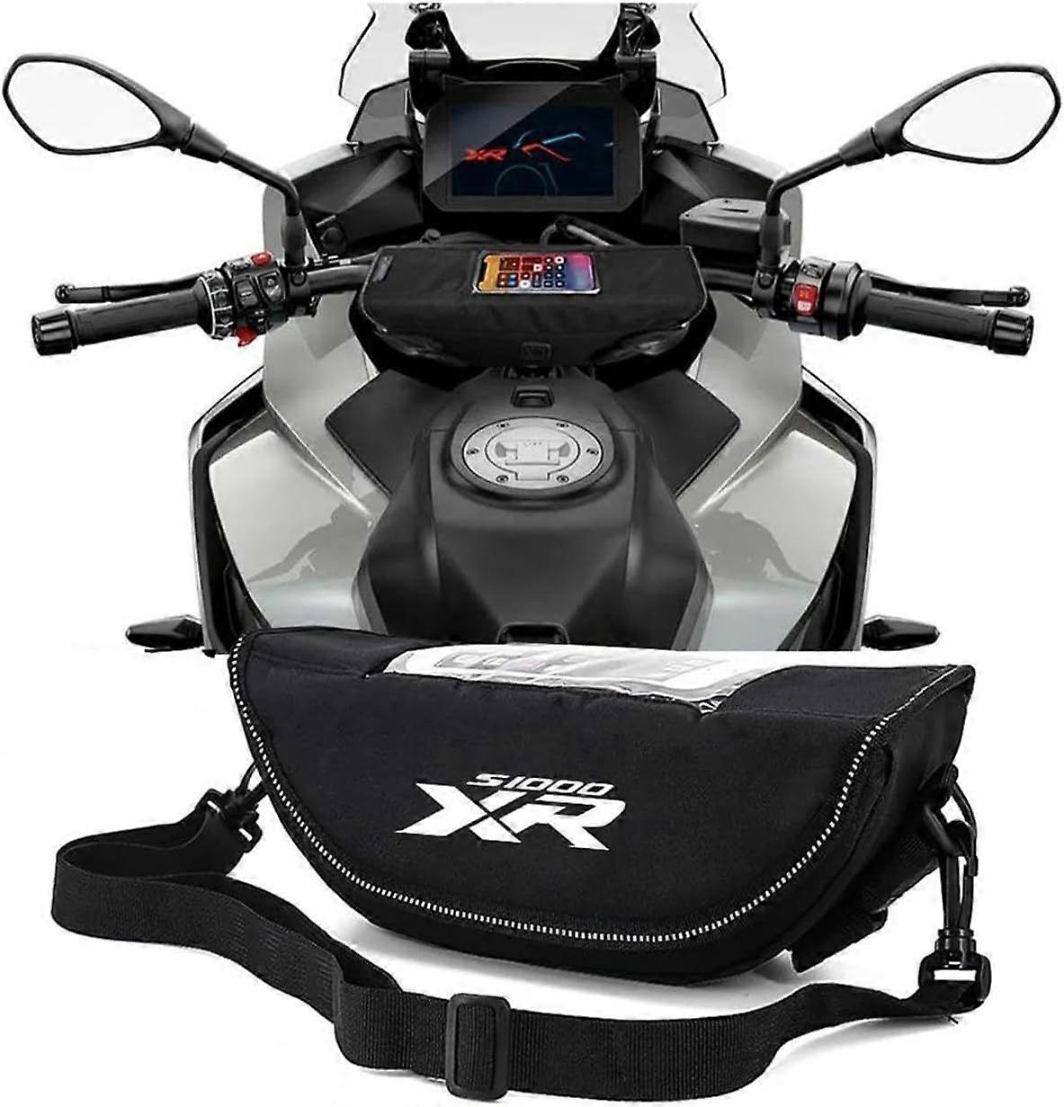 Handlebar Bag for B&M&W S1000XR s1000xr s 1000xr s1000 xr Motorcycle Handlebar Storage Bag (Color : Logo 7)
