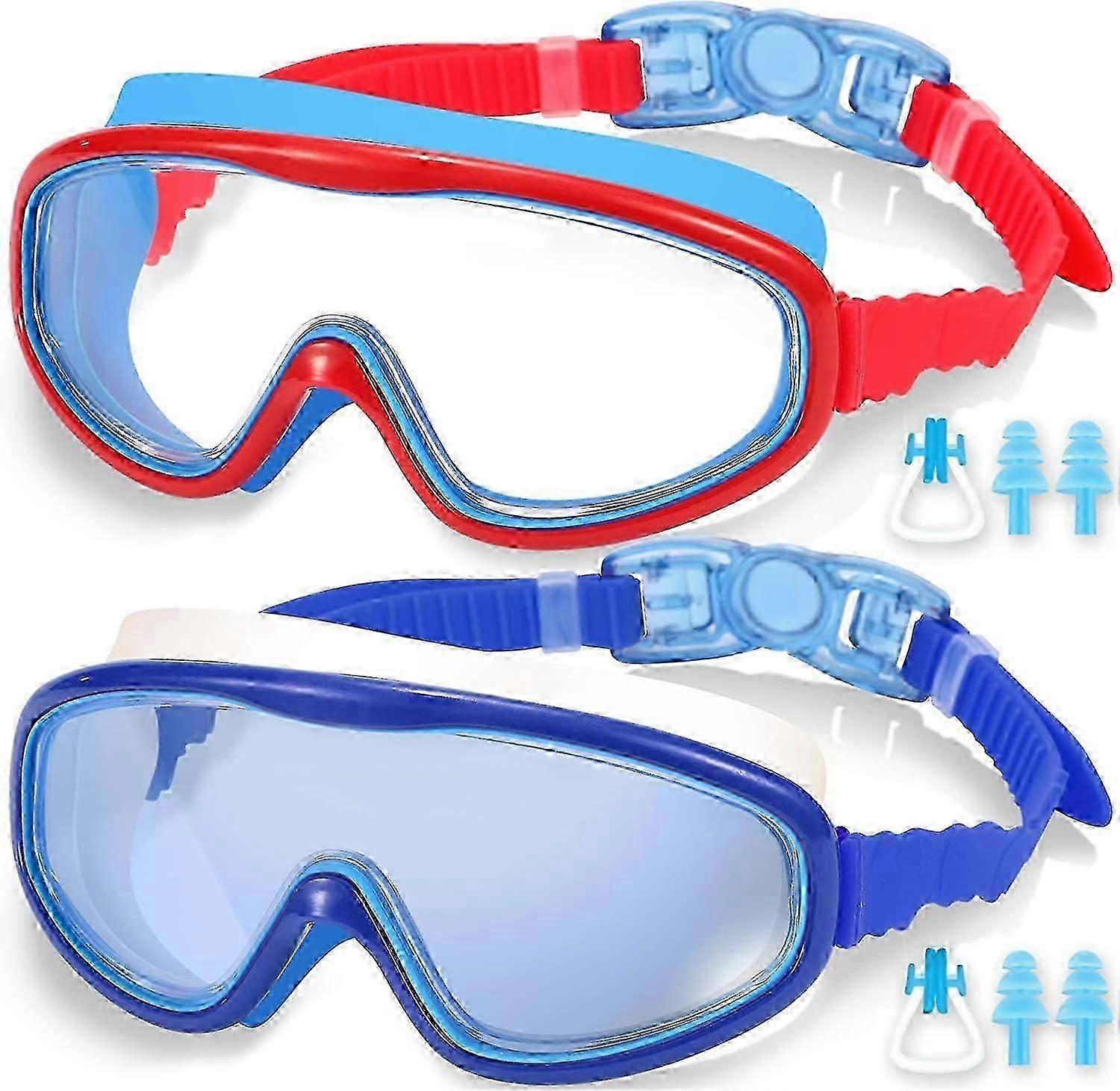 2-Pack Kids Swim Goggles