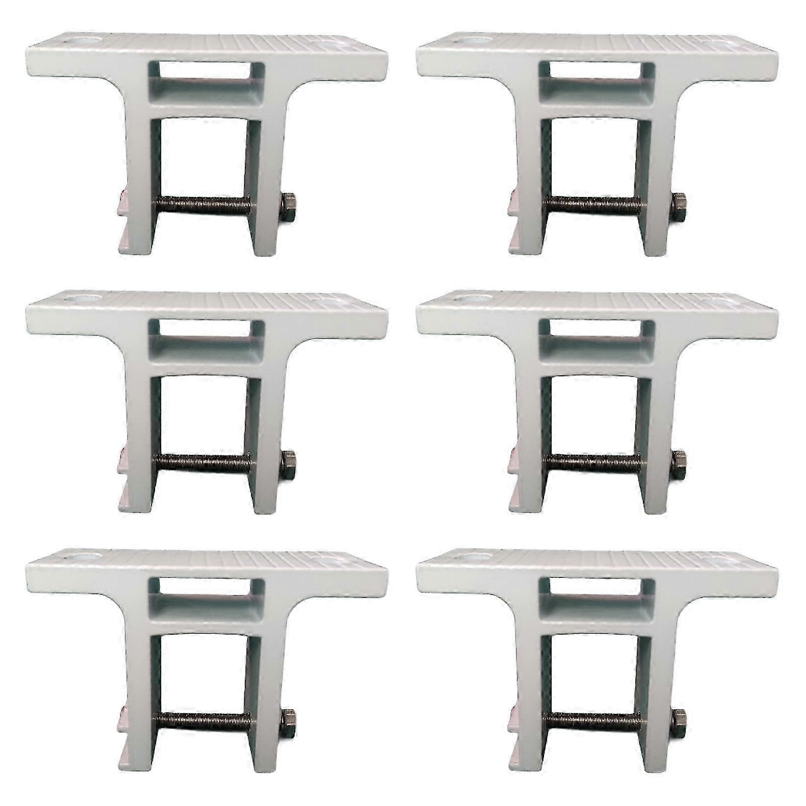 6x Awning Wall Bracket White Accessories for Sun Protection Awning Deck Yard