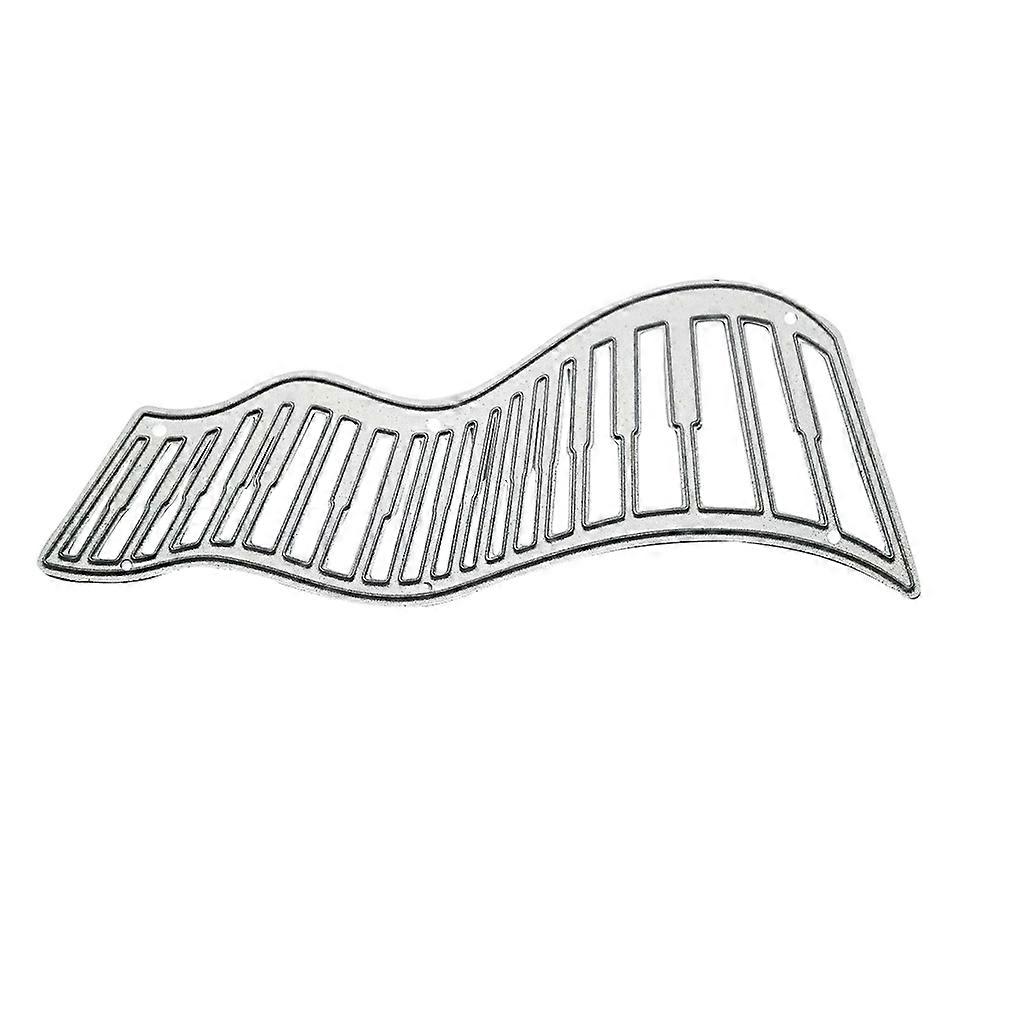 Piano Keys Embossing Die Cuts Carbon Steel Embossing Die Cuts Templates for Greeting Card Making DIY Scrapbooking