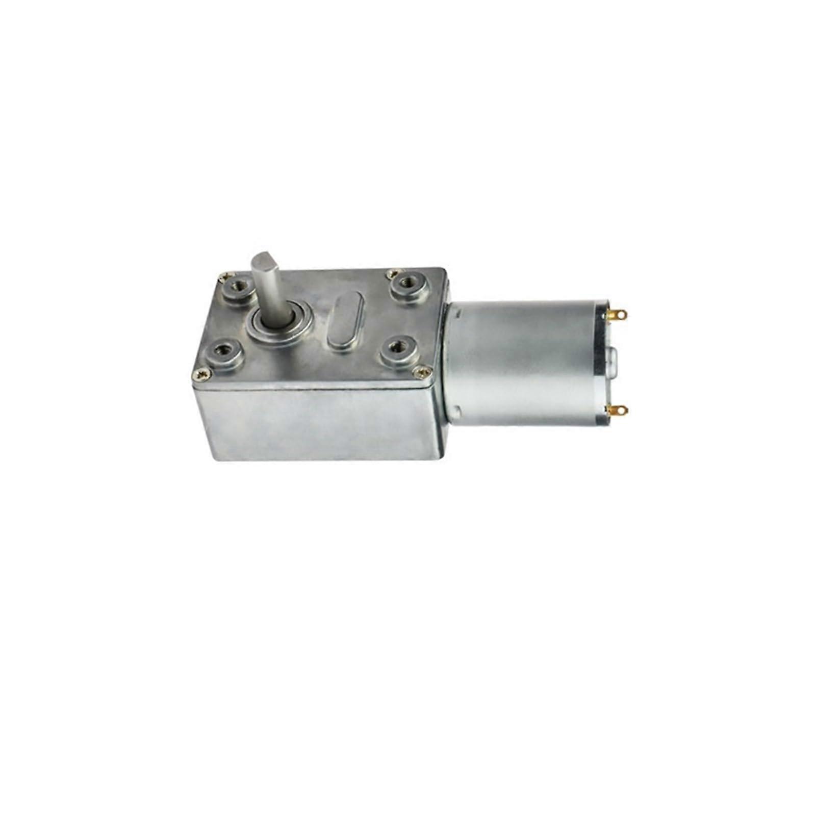 4632370 DC Reduction Motor selfLocking Gear 12V Worm Gear with Speed Regulator Forward and Reverse(12v90 RPM)