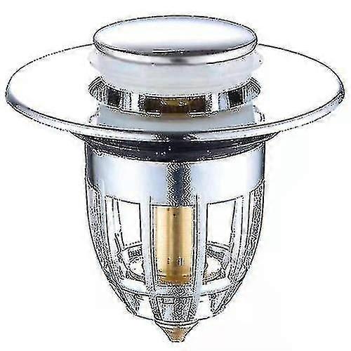 Vanntett baderomsvaskpluggstopper servantkjerne Bounce Up avløpsfilter