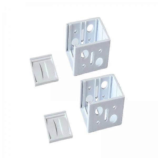 4x 2 Pieces Window Support Mounting Bracket Window Headrail Holder Bracket Parts